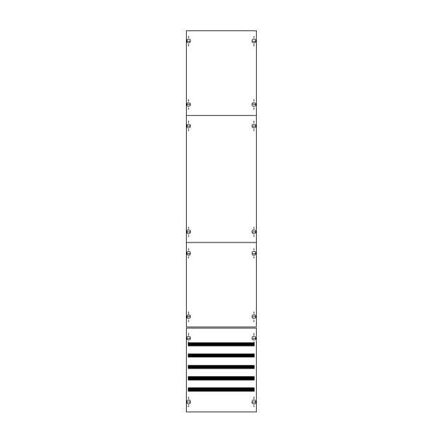 Striebel 2CPX054203R9999 FV19SXM Verteilerfeld mit SaS MW leer 9RE