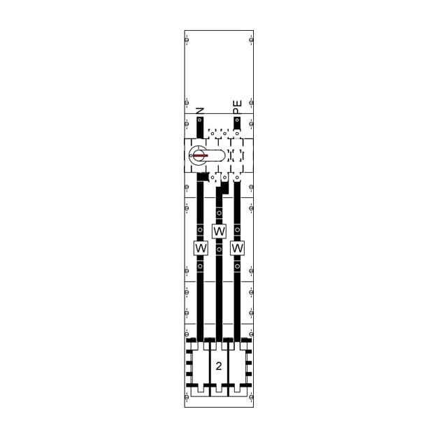 Striebel 2CPX034229R9999 KA4078 Wandlerfeld BH5 vorverdrahtet Netzsystem TN-S 5-polig