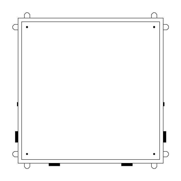 Striebel 2CPX032632R9999 KS4180 Messschrank TwinLine, Aufputz RAL 7035