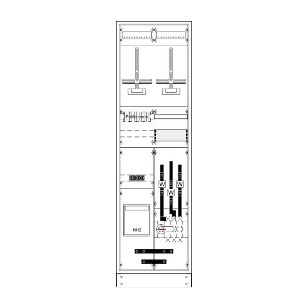 Striebel 2CPX032975R9999 KS4209Z MuW-Standschrank BH8/FB2
