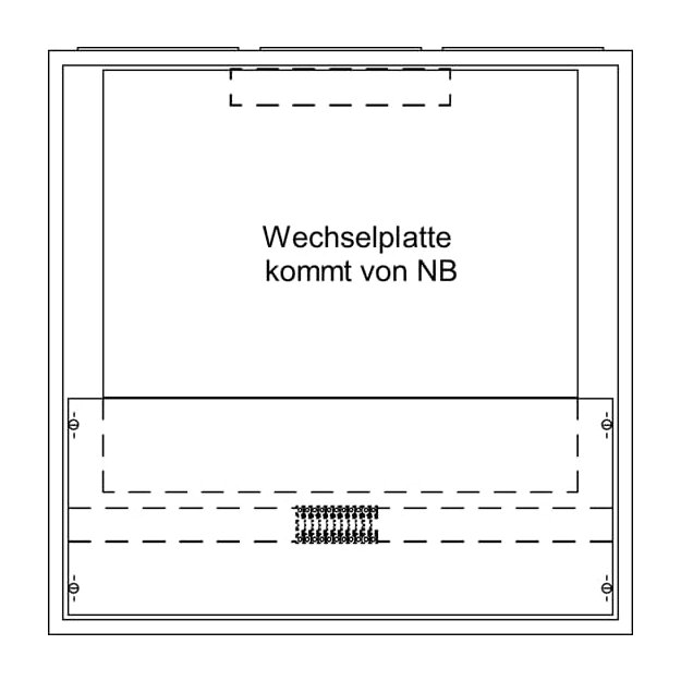 Striebel 2CPX032261R9999 KS451 Messschrank Aufputz, RAL 9016, Schutzklasse II, Schutzart IP44