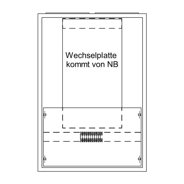 Striebel 2CPX032263R9999 KS453 Messschrank Aufputz, RAL 9016, Schutzklasse II, Schutzart IP44