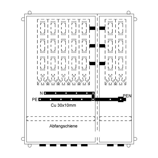 Striebel 2CPX032651R9999 KS877AL Hausanschlussschrank IP31