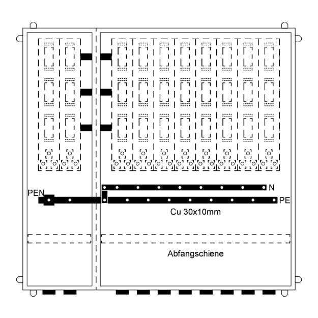 Striebel 2CPX032653R9999 KS878 Hausanschlussschrank IP31