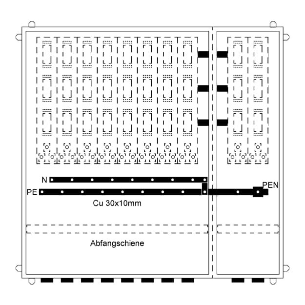 Striebel 2CPX032652R9999 KS878AL Hausanschlussschrank IP31