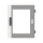 Striebel 2CPX010875R9999 TZT204R Transparente Tür 2FB / 4RE Tür rechts mit Sichscheibe
