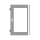 Striebel 2CPX010876R9999 TZT205L Transparente Tür 2FB / 5RE Tür links mit Sichtscheibe