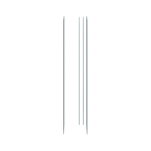 Striebel 2CPX010988R9999 TZX012S Seitenwand, SKII, 12 RE 2 Stück, T=400 Zubehör für TwinLine TX