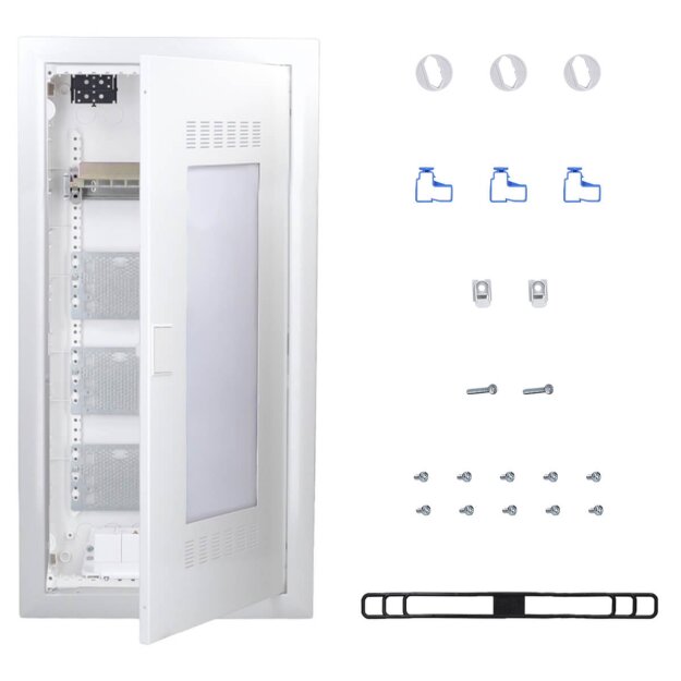 Striebel 2CPX031388R9999 UK648MW Media-Verteiler, Unterputz 4-reihig, Wifi Tür