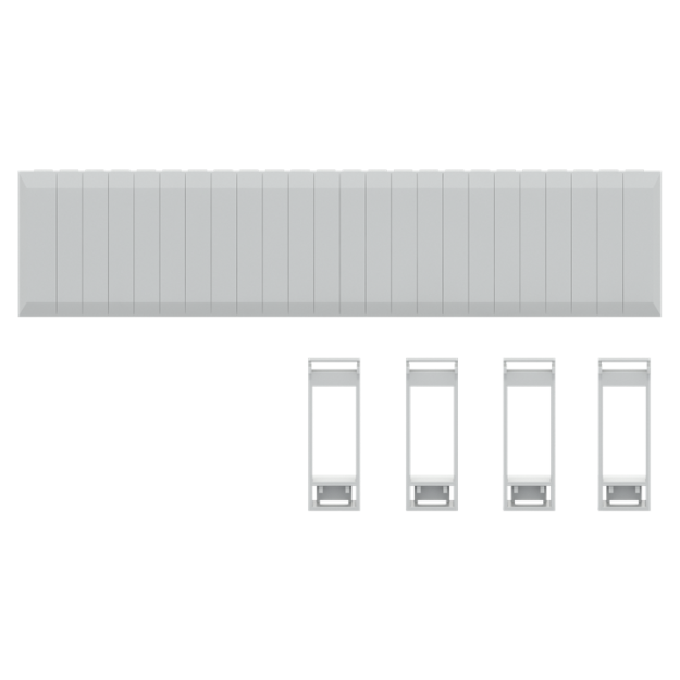 Striebel 2CPX038129R9999 ZA235 Verschlußstr 12PLE verriegelbar, RAL 7035