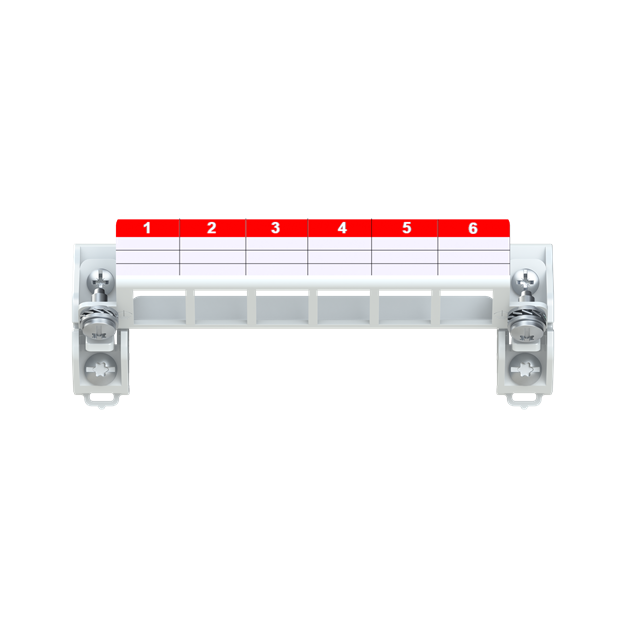 Striebel 2CPX031423R9999 ZE335 Patchpanel 6 fach leer, Keystone
