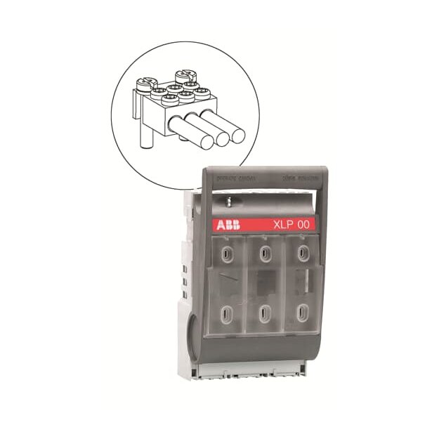 Striebel 2CPX062951R9999 ZH415 NH-Lasttrenner NH00 160A mit Dreifachklemmen bis 10 mm²