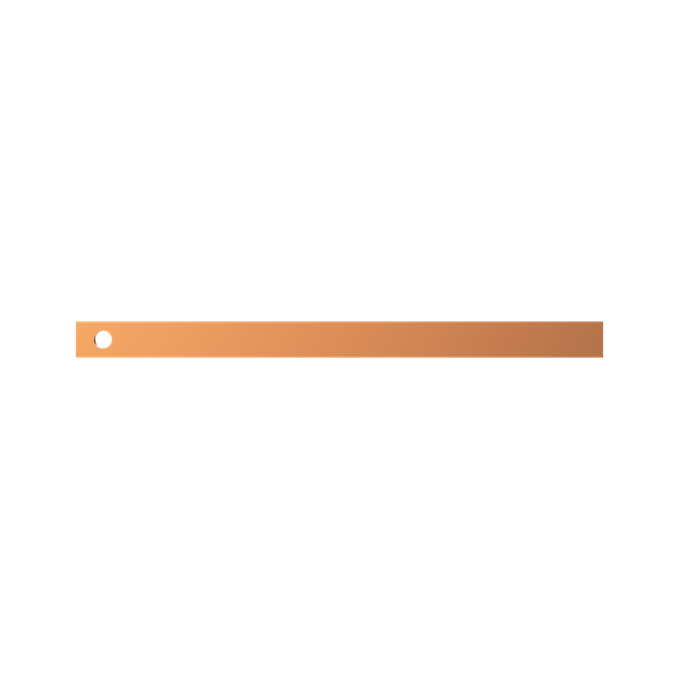 Striebel 2CPX041918R9999 ZX1052 Cu-Schiene 20x5mm, L:298mm Kupferschiene, lose Lieferung