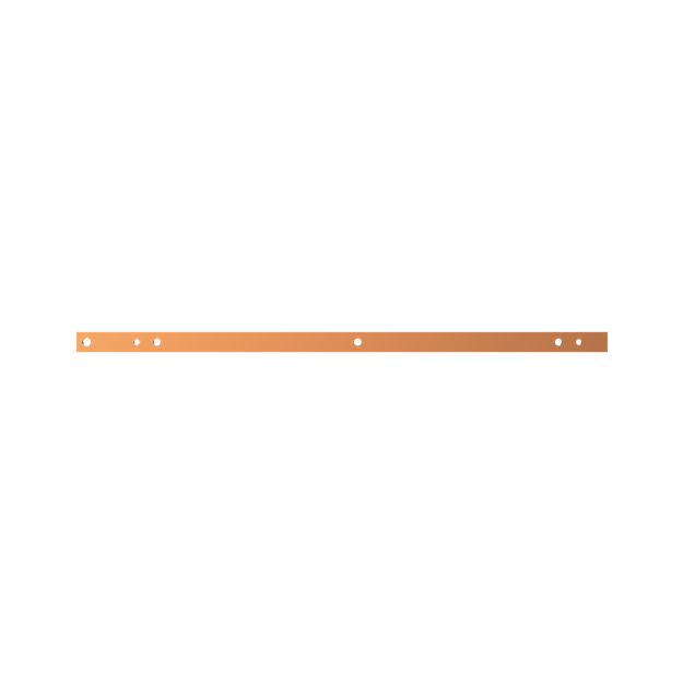 Striebel 2CPX041932R9999 ZX1066 Cu-Schiene 30x10mm, L:798mm Kupferschiene, lose Lieferung