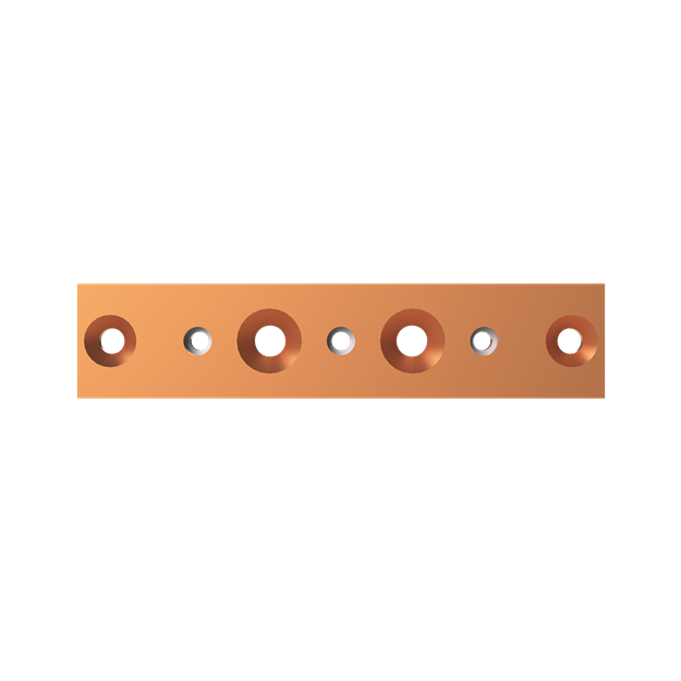 Striebel 2CPX042124R9999 ZX1213 Cu-Schienen NH 1FB 40x10 Für CombiLine M(B)D…52(B) Module