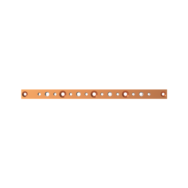 Striebel 2CPX042268R9999 ZX1221 Cu-Schienen 30x10mm, L: 465mm Kupferschiene, lose Lieferung
