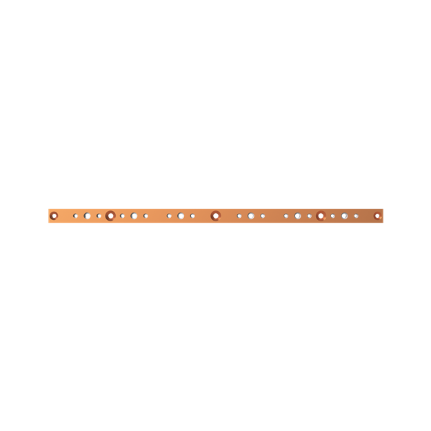 Striebel 2CPX042269R9999 ZX1222 Cu-Schienen 30x10mm, L: 715mm Kupferschiene, lose Lieferung