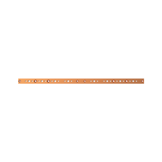 Striebel 2CPX042276R9999 ZX1229 Cu-Schienen 40x10mm, L: 965mm Kupferschiene, lose Lieferung