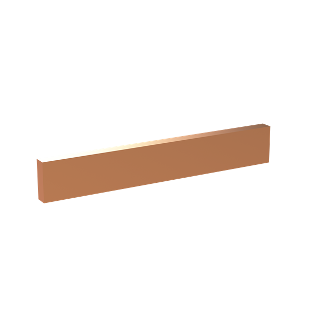 Striebel 2CPX042563R9999 ZX2076 Cu-Schiene 30x10mm, L:195mm Kupferschiene, lose Lieferung