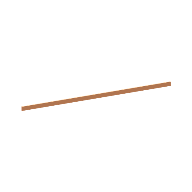 Striebel 2CPX042567R9999 ZX2080 Cu-Schiene 30x10mm, L:1195mm Kupferschiene, lose Lieferung