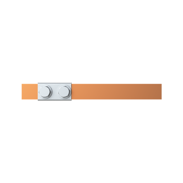 Striebel 2CPX042630R9999 ZX2224 Cu-Schiene 20x5mm, L: 138+43mm Kupferschiene, lose Lieferung