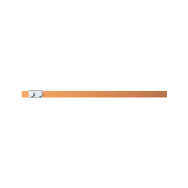 Striebel 2CPX042631R9999 ZX2225 Cu-Schiene 20x5mm, L: 388+43mm Kupferschiene, lose Lieferung