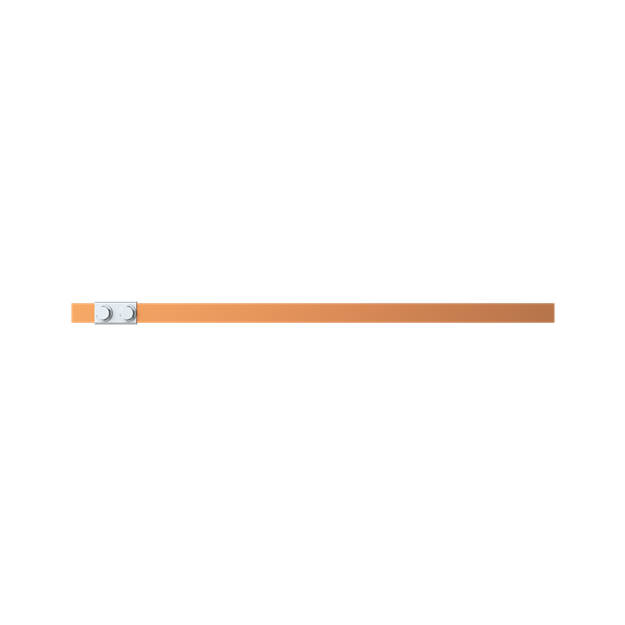 Striebel 2CPX042637R9999 ZX2231 Cu-Schiene 20x5mm, L: 450+43mm Kupferschiene, lose Lieferung