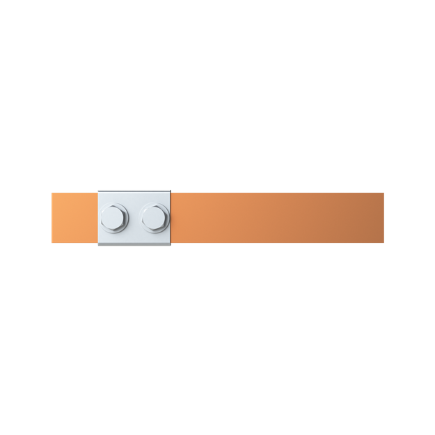 Striebel 2CPX042660R9999 ZX2254 Cu-Schiene 30x10mm, L: 149+43mm Kupferschiene, lose Lieferung
