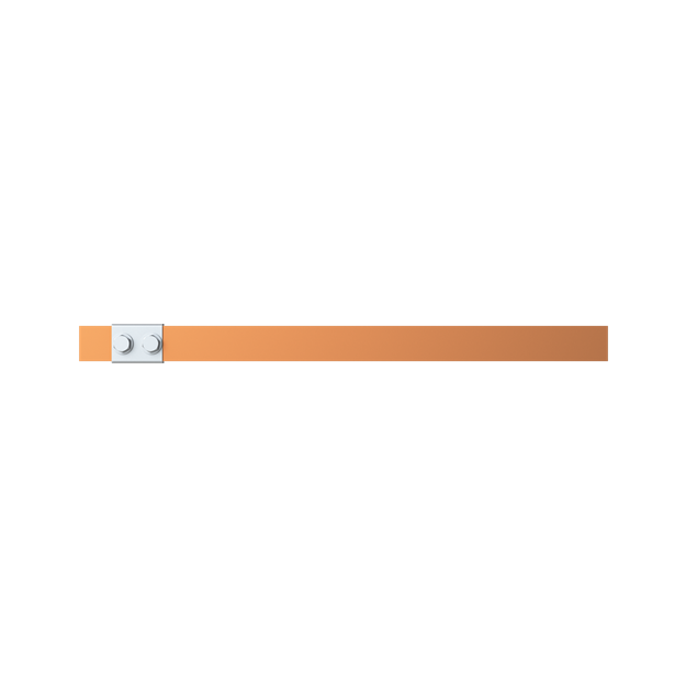 Striebel 2CPX042661R9999 ZX2255 Cu-Schiene 30x10mm, L: 399+43mm Kupferschiene, lose Lieferung
