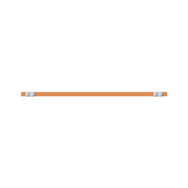 Striebel 2CPX042716R9999 ZX2326 Cu-Schiene 20x5mm, L: 43+595+43 Kupferschiene, lose Lieferung