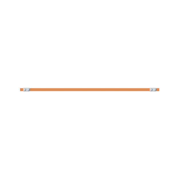 Striebel 2CPX042717R9999 ZX2327 Cu-Schiene 20x5mm, L: 43+845+43 Kupferschiene, lose Lieferung