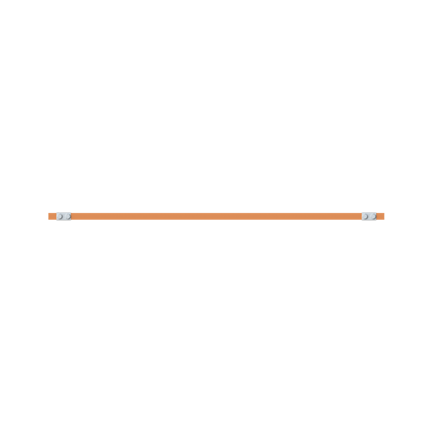 Striebel 2CPX042723R9999 ZX2333 Cu-Schiene 20x5mm, L: 43+904+43 Kupferschiene, lose Lieferung