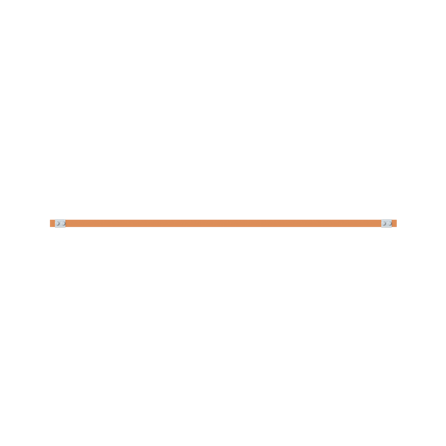 Striebel 2CPX042731R9999 ZX2341 Cu-Schiene 30x5mm, L: 43+1345+43 Kupferschiene, lose Lieferung