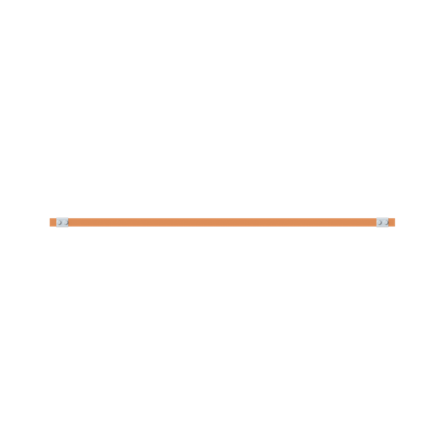 Striebel 2CPX042736R9999 ZX2346 Cu-Schiene 30x5mm, L: 43+1154+43 Kupferschiene, lose Lieferung