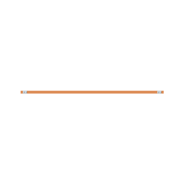 Striebel 2CPX042737R9999 ZX2347 Cu-Schiene 30x5mm, L: 43+1404+43 Kupferschiene, lose Lieferung
