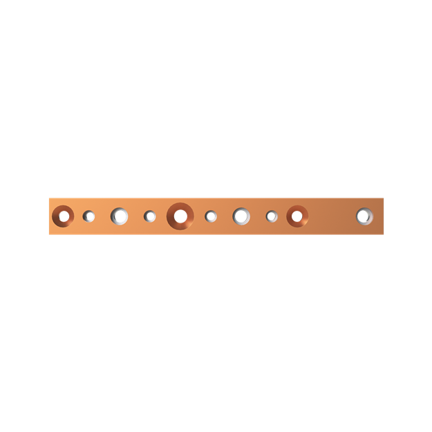 Striebel 2CPX042968R9999 ZX2520 Cu-Schiene 30x10mm, L:274mm Kupferschiene, lose Lieferung
