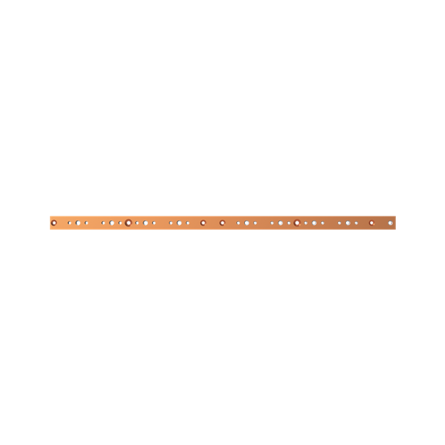 Striebel 2CPX042976R9999 ZX2528 Cu-Schiene 40x10mm, L:1024mm Kupferschiene, lose Lieferung