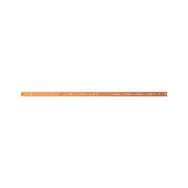 Striebel 2CPX042977R9999 ZX2529 Cu-Schiene 40x10mm, L:1274mm Kupferschiene, lose Lieferung