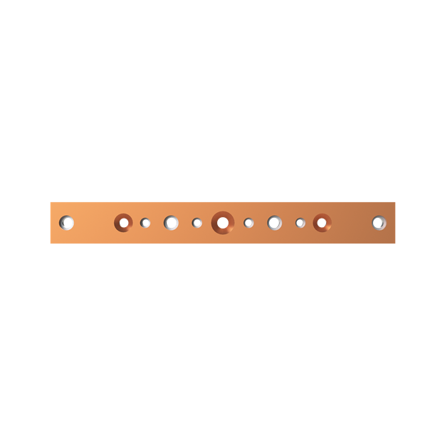 Striebel 2CPX042983R9999 ZX2535 Cu-Schiene 40x10mm, L:333mm Kupferschiene, lose Lieferung