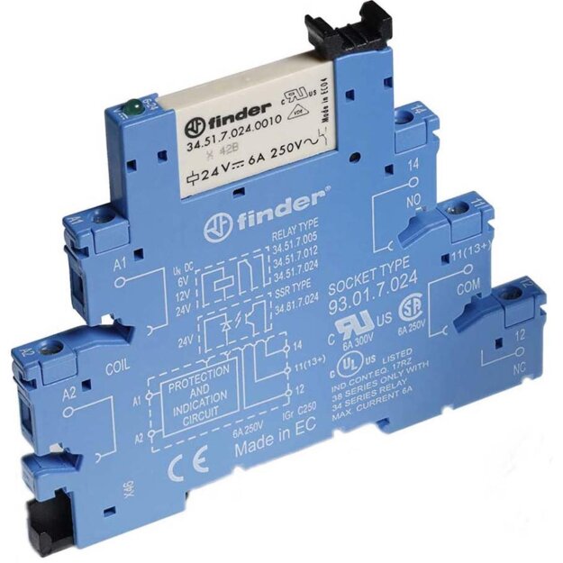 Finder Koppelrelais 6,2mm 38.51.7.024.5050 (1er)