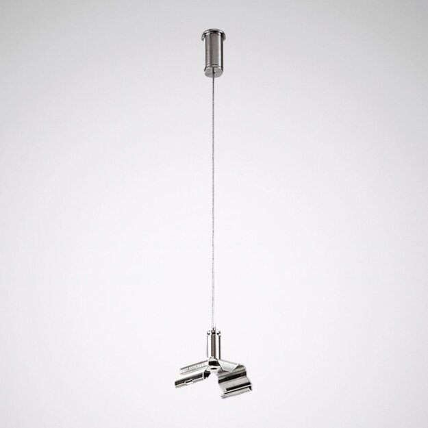 Trilux 2229600 Dekor-Seilaufhängung mit Aufhängeklammer 1500mm A01DSX/1500 Edelstahl