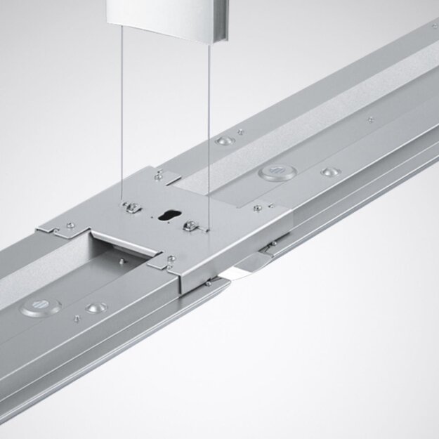 Trilux 2147400 Lichtbandkupplung mit Seilaufhängung 03331 M-SL Aluminium