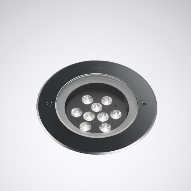 Trilux 6490640 LED-Bodeneinbaustrahler 750-amber 1G1 ET 05 8521 RES2L Schwarz