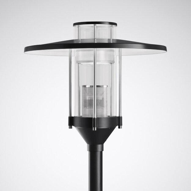 Trilux 6503140 LED-Mastaufsatzleuchte 1800-830 1G1P ET 9821IA-LR Schwarz