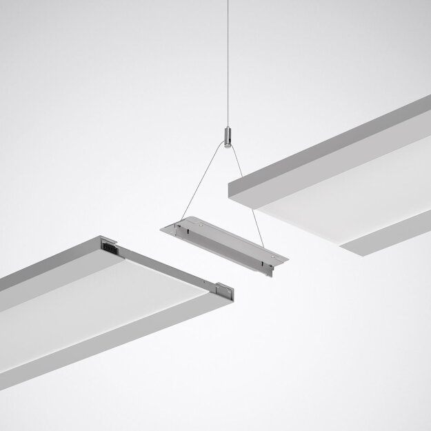 Trilux 7019300 Verbinder gerade Luceos H ZLK/5/03 Aluminium
