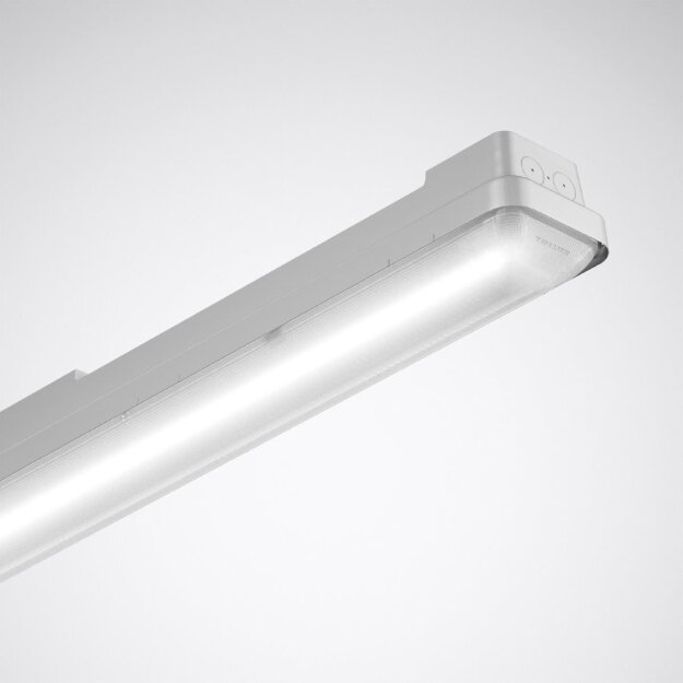 Trilux 7406551 LED-Feuchtraumleuchte 4000K DALI AragF15PVW80-840ETDD Grau
