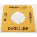 eaton NOT-AUS-Schild M22-XYK1 216484 (1er)