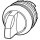 eaton Leuchtwahltaste m.Knebelg. M22-WRLK-B 216831 (1er)
