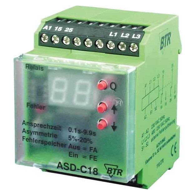 BTR NETCOM Überwachungsrelais ASD-C18 230VAC2We9,9