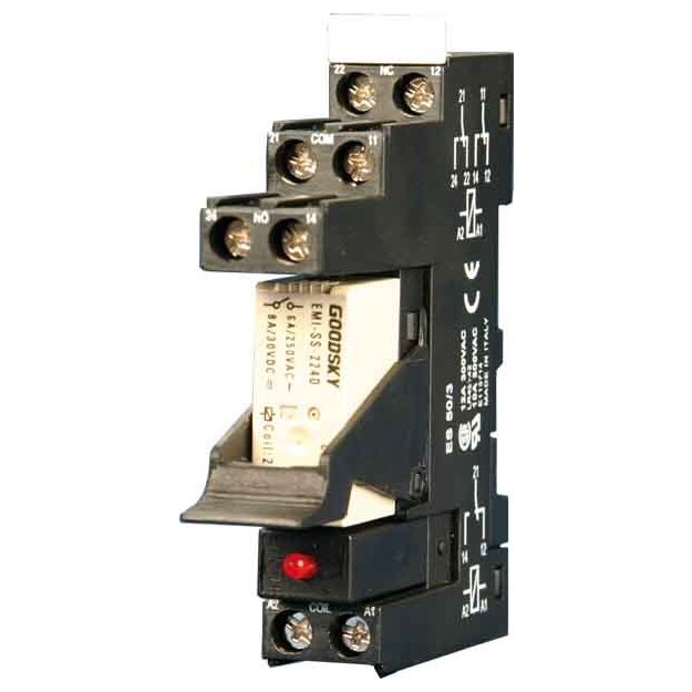 BTR NETCOM Relaismodul RM3-2W 24VDC kpl